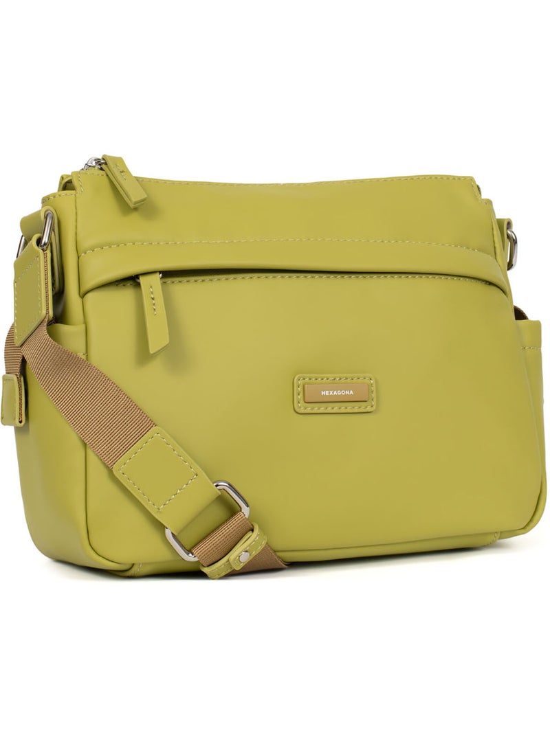 Bolso cruzado nami hexagona Verde anís - Kiabi