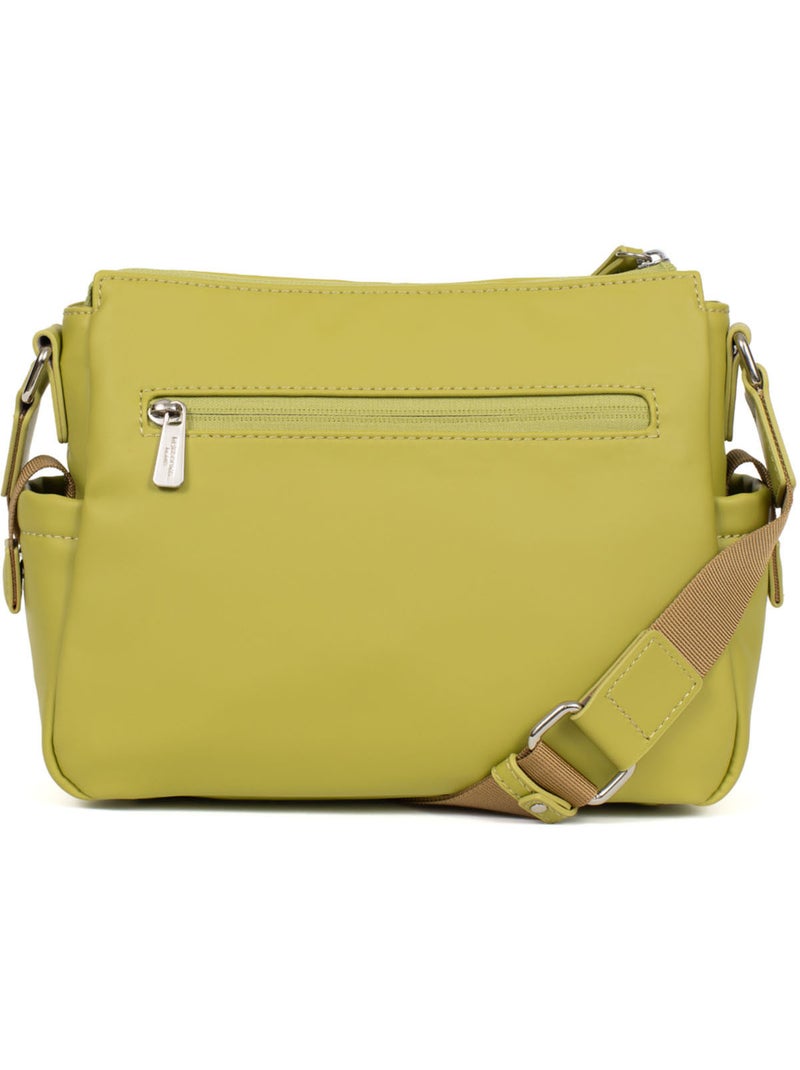 Bolso cruzado nami hexagona Verde anís - Kiabi