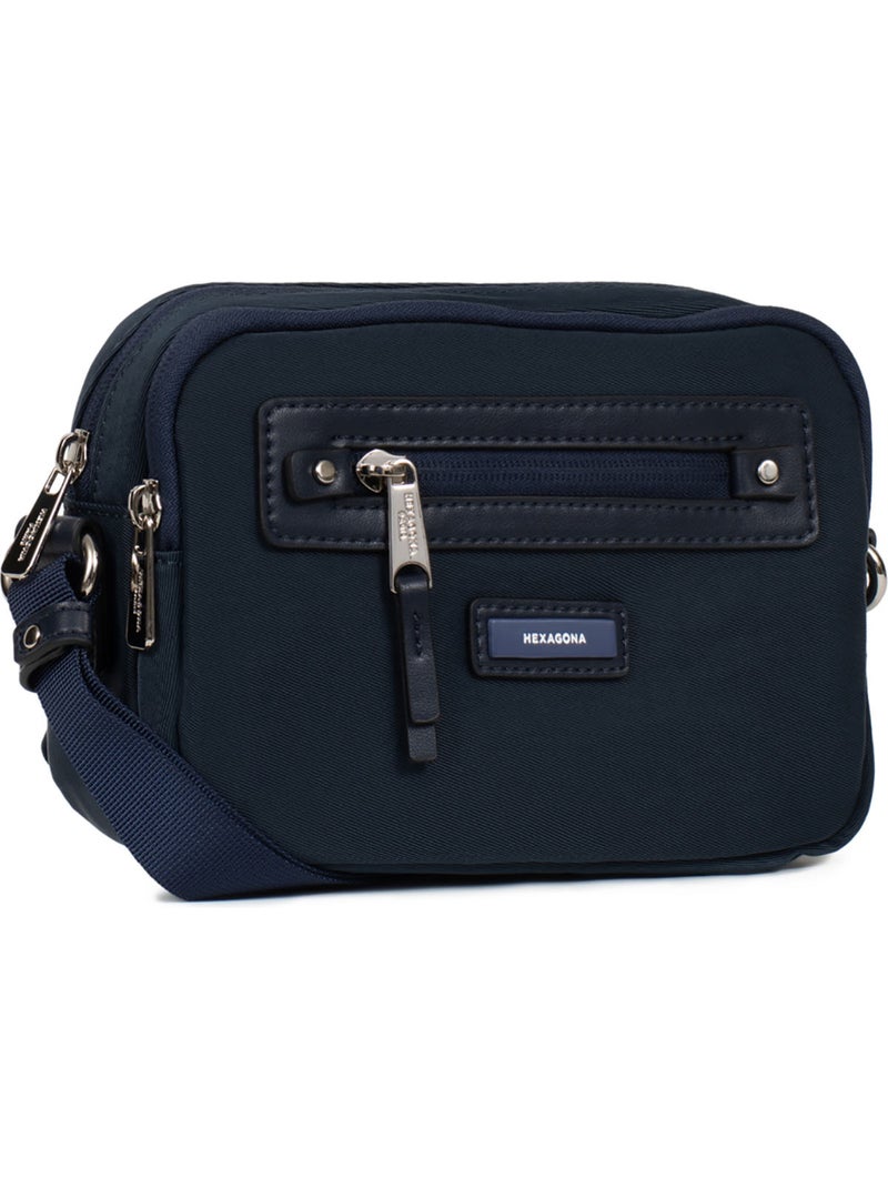 Bolso cruzado yona hexagona Azul noche - Kiabi