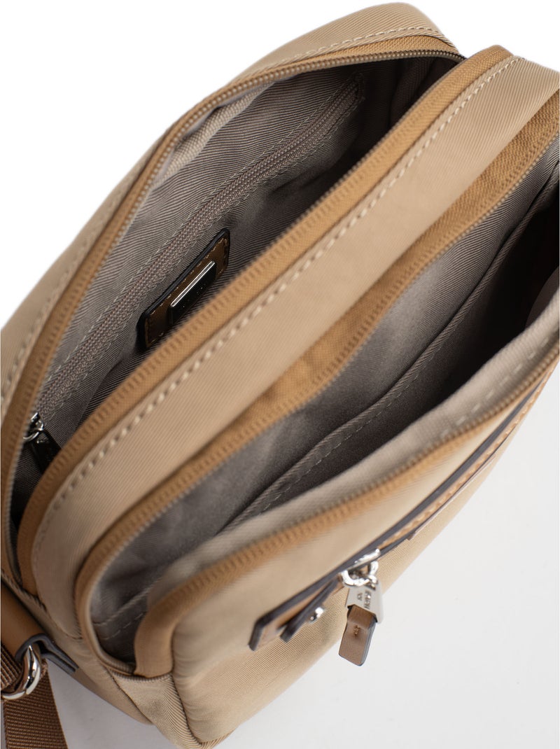Bolso cruzado yona hexagona Beige arena - Kiabi