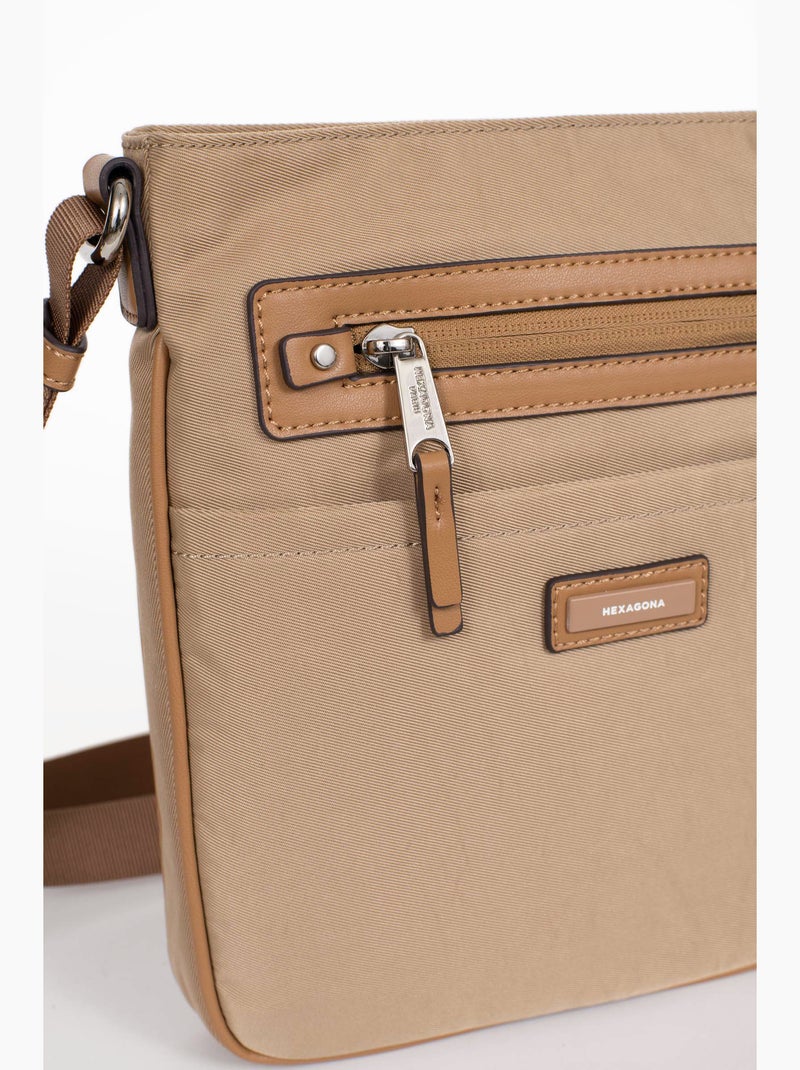 Bolso cruzado yona hexagona Beige arena - Kiabi