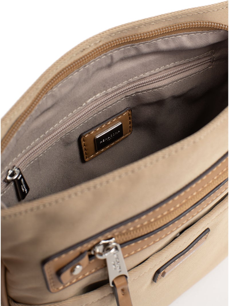 Bolso cruzado yona hexagona Beige arena - Kiabi
