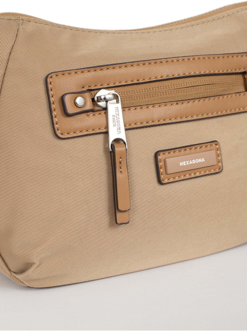 Bolso cruzado yona hexagona Beige arena - Kiabi