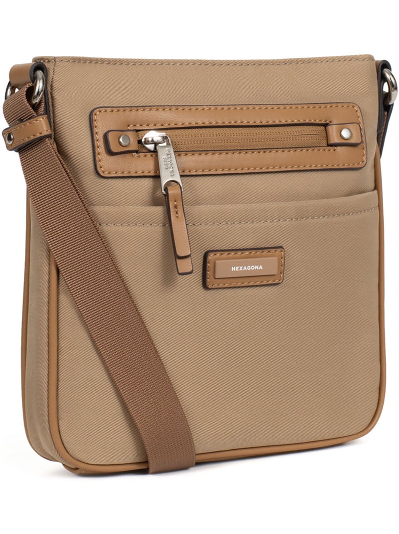 Bolso cruzado yona hexagona Beige arena - Kiabi