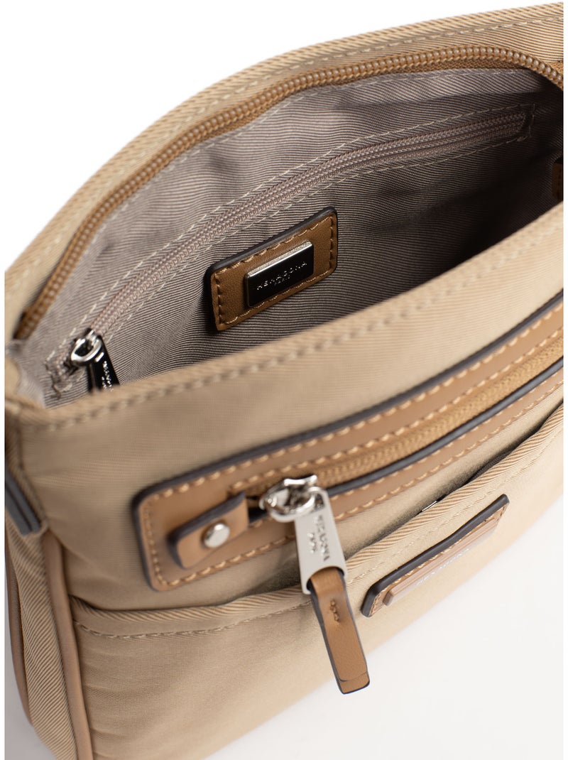 Bolso cruzado yona hexagona Beige arena - Kiabi