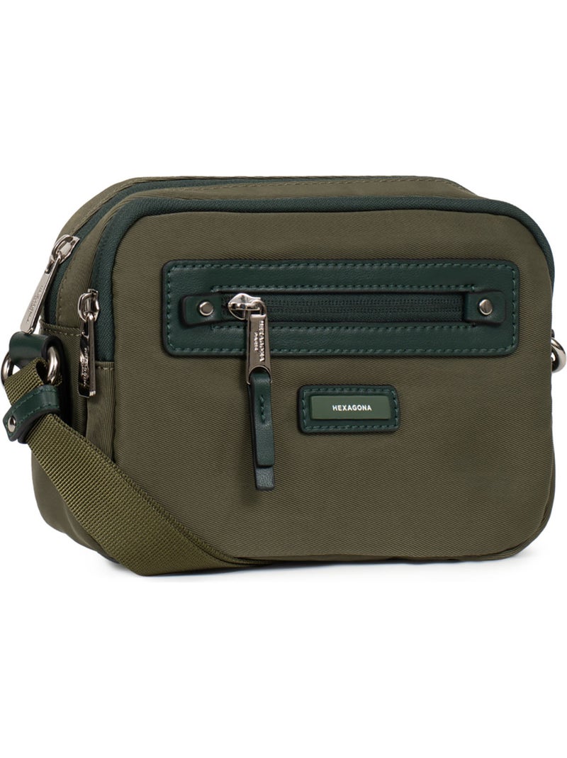Bolso cruzado yona hexagona Caqui - Kiabi