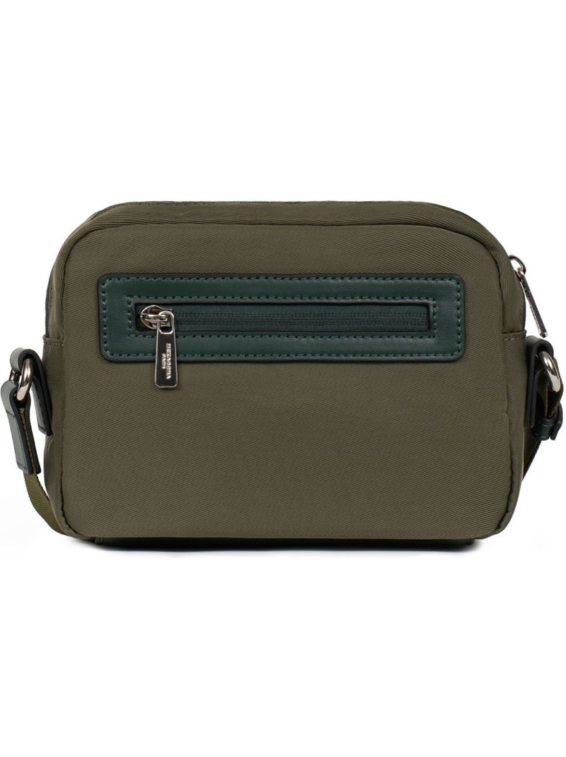 Bolso cruzado yona hexagona Caqui - Kiabi