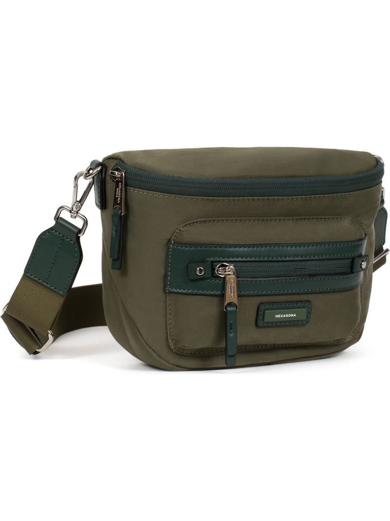 Bolso cruzado yona hexagona Caqui - Kiabi