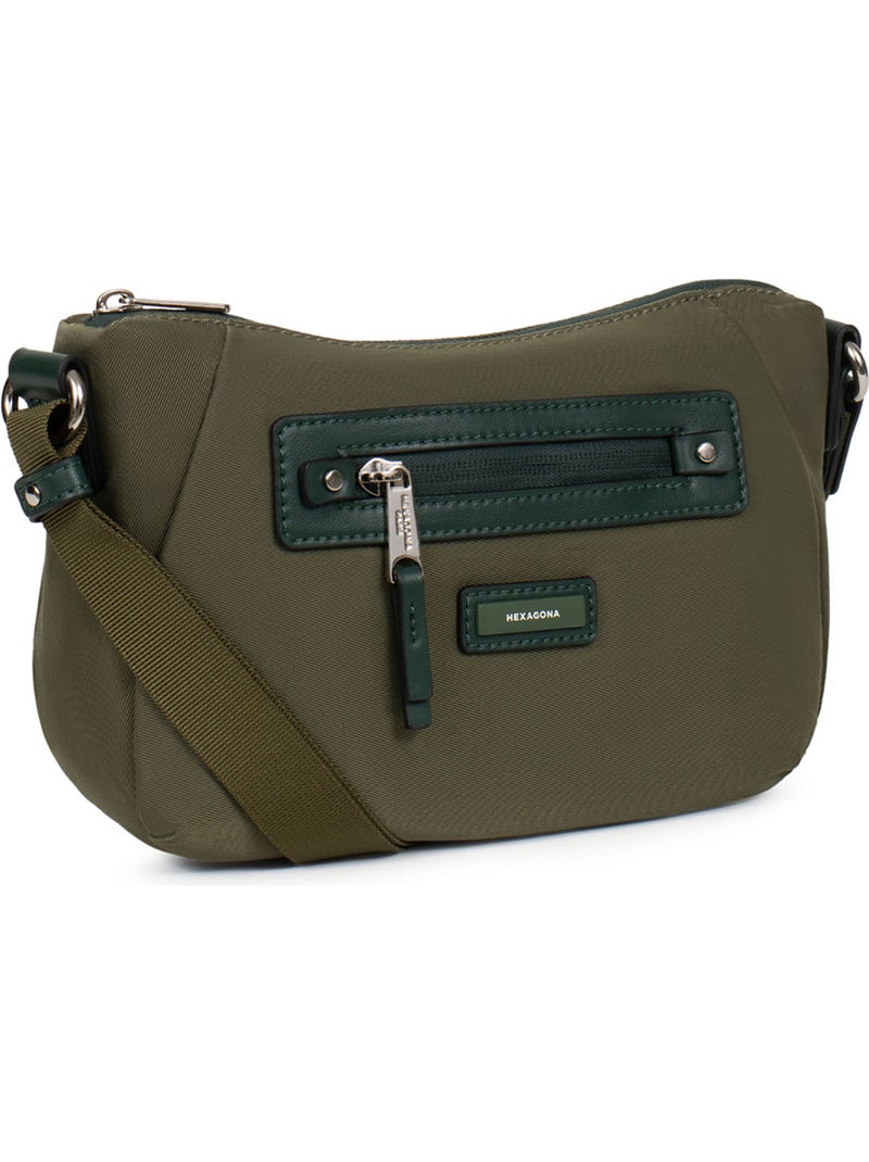 Bolso cruzado yona hexagona Caqui - Kiabi