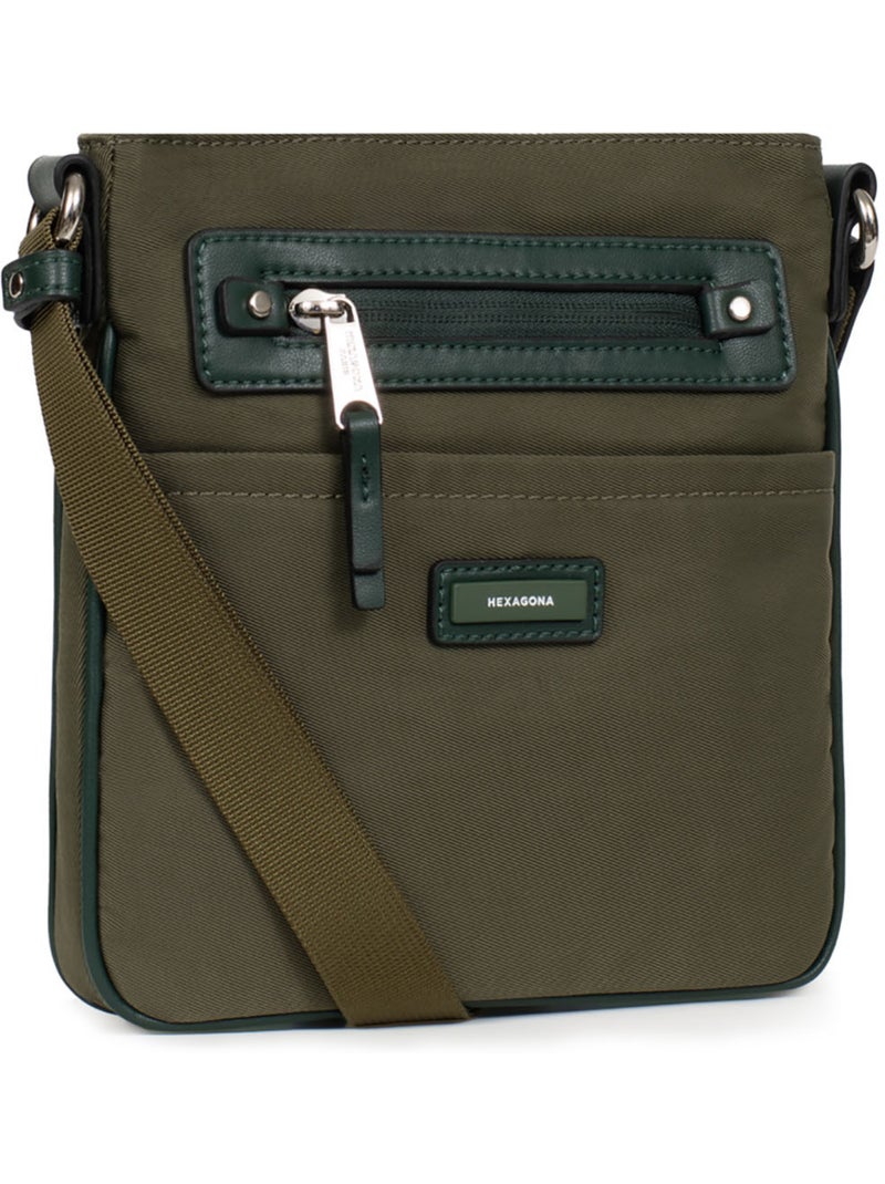 Bolso cruzado yona hexagona Caqui - Kiabi