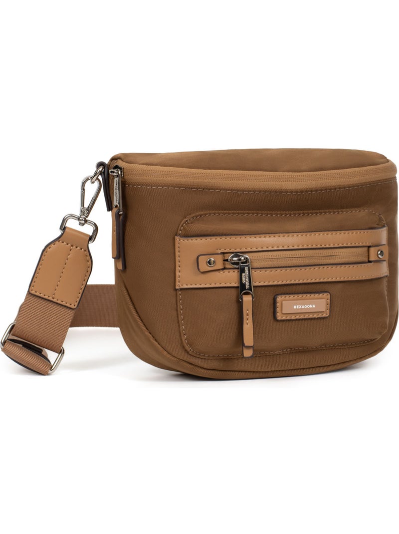 Bolso cruzado yona hexagona Negro Dorado - Kiabi