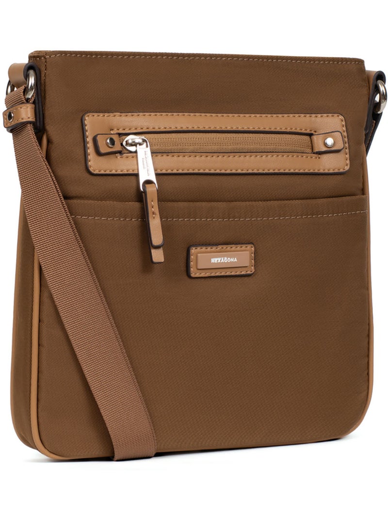 Bolso cruzado yona hexagona Negro Dorado - Kiabi