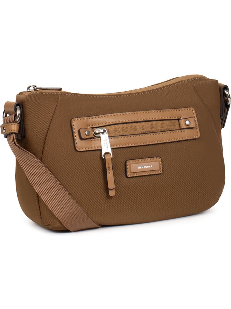 Bolso cruzado yona hexagona Negro Dorado - Kiabi