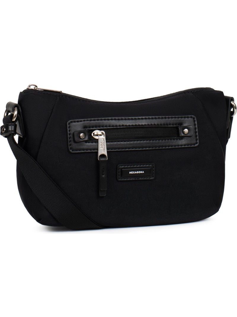 Bolso cruzado yona hexagona Negro - Kiabi