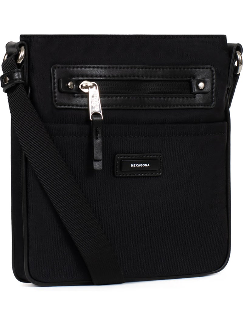 Bolso cruzado yona hexagona Negro - Kiabi