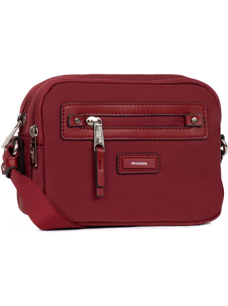 Bolso cruzado yona hexagona Rojo carmín - Kiabi