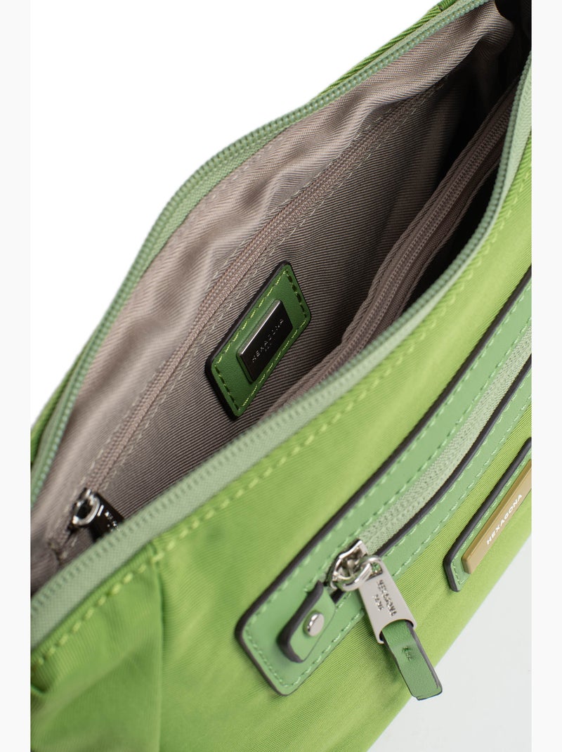 Bolso cruzado yona hexagona Verde - Kiabi