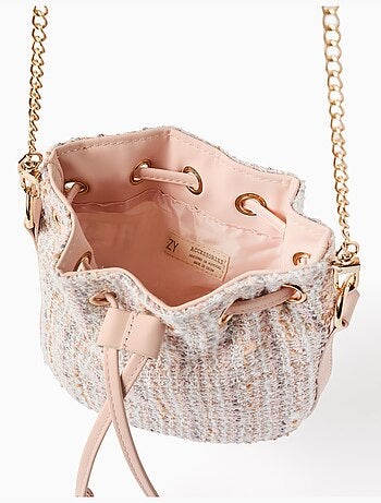 Bolso cubo de tweed