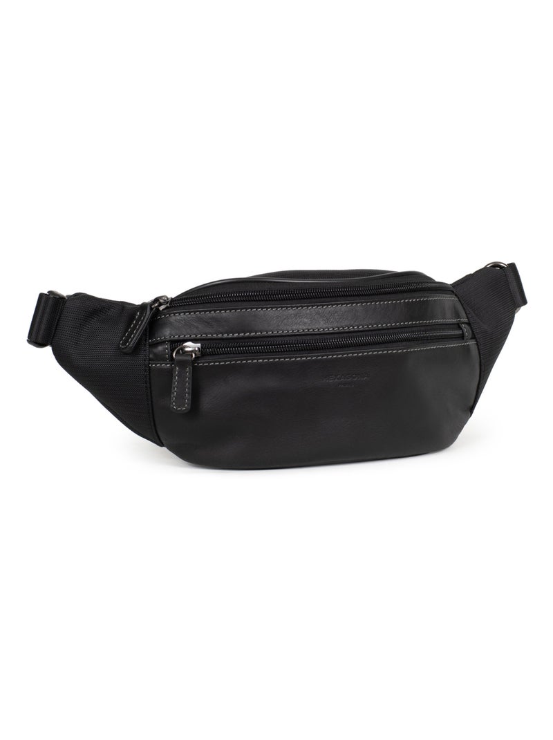 Bolso de cintura travel hexagona Negro - Kiabi