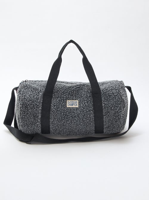 Bolso de fin de semana en borreguito - Kiabi