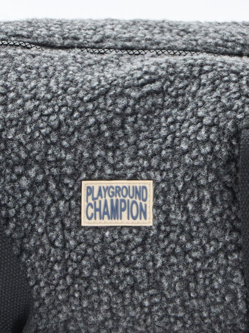 Bolso de fin de semana en borreguito - Kiabi