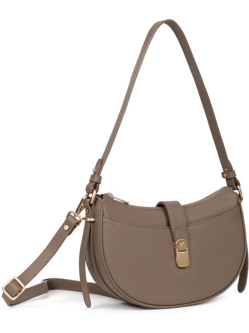 Bolso de hombro 1 asa - Cuero AUDE - Kiabi