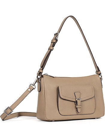 Bolso de hombro 1 asa - Cuero MIRABELLE