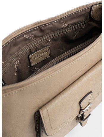 Bolso de hombro 1 asa - Cuero MIRABELLE
