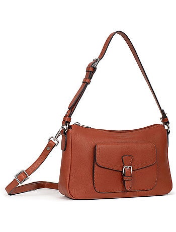 Bolso de hombro 1 asa - Cuero MIRABELLE