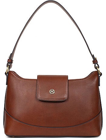Bolso de hombro 1 asa - cuero ondine hexagona