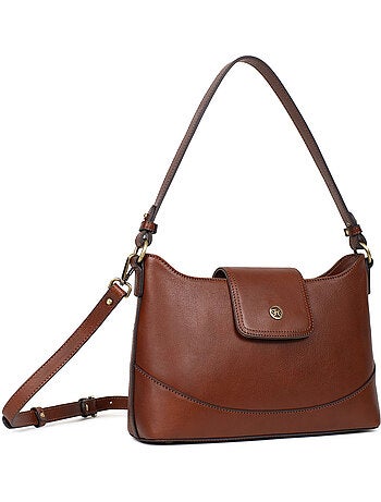 Bolso de hombro 1 asa - cuero ondine hexagona