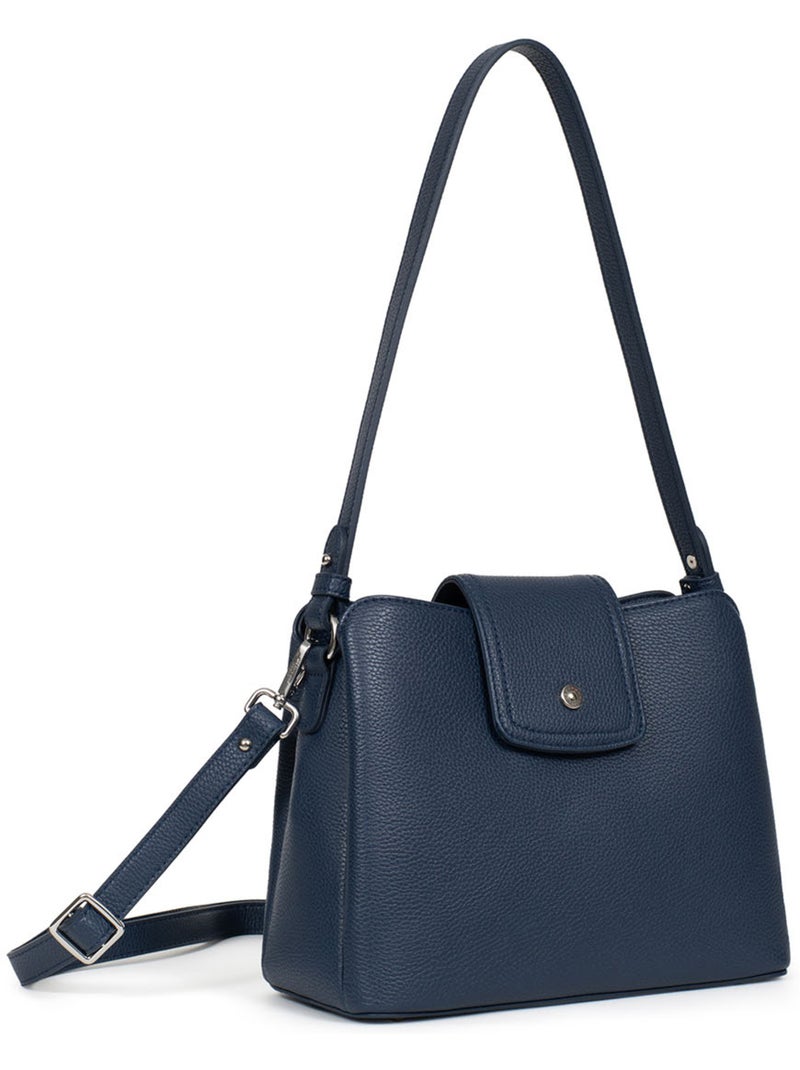 Bolso de hombro 1 asa maya hexagona Azul marino - Kiabi