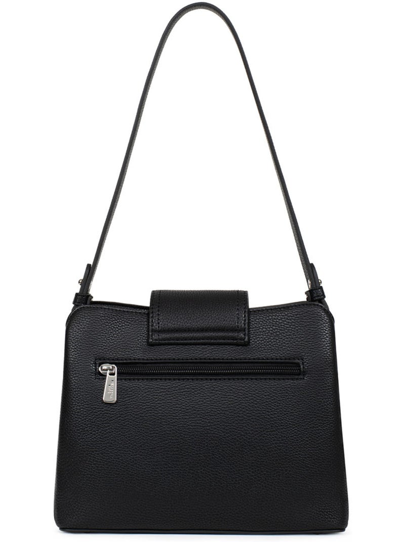 Bolso de hombro 1 asa maya hexagona Negro - Kiabi