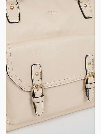 Bolso de hombro 2 asas - A4 - Cuero de vaca TAIMA