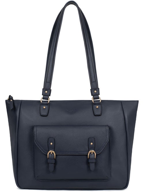 Bolso de hombro 2 asas - a4 - cuero de vaca taima hexagona - Kiabi