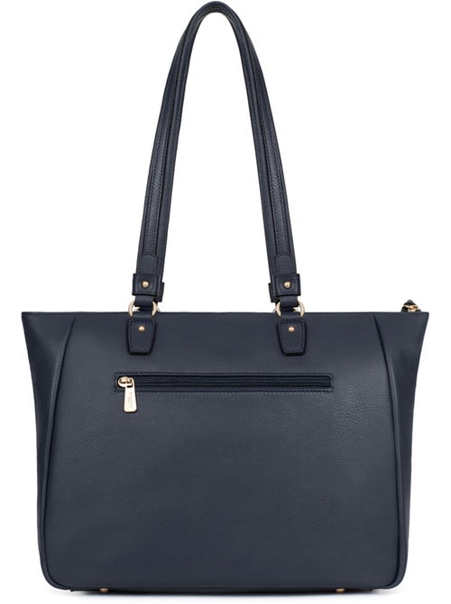 Bolso de hombro 2 asas - a4 - cuero de vaca taima hexagona - Kiabi