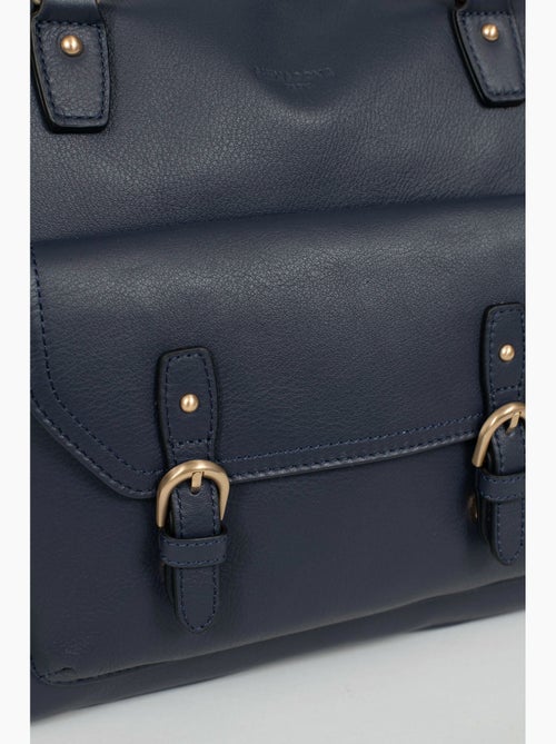 Bolso de hombro 2 asas - a4 - cuero de vaca taima hexagona - Kiabi