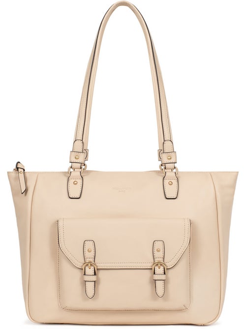 Bolso de hombro 2 asas - a4 - cuero de vaca taima hexagona - Kiabi