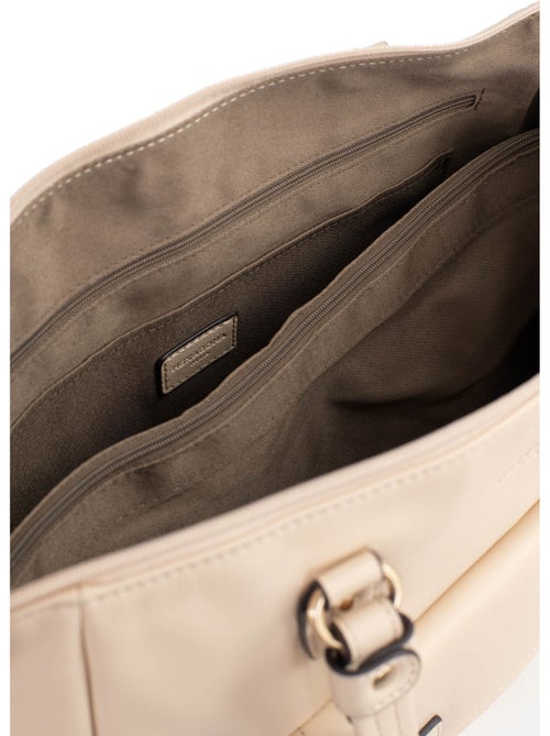 Bolso de hombro 2 asas - a4 - cuero de vaca taima hexagona - Kiabi
