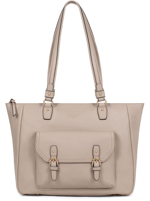 Bolso de hombro 2 asas - a4 - cuero de vaca taima hexagona - Kiabi