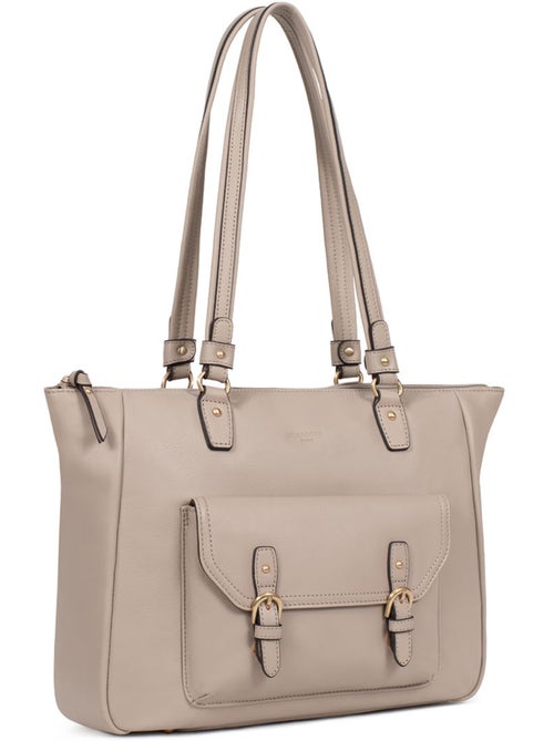 Bolso de hombro 2 asas - a4 - cuero de vaca taima hexagona - Kiabi