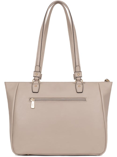 Bolso de hombro 2 asas - a4 - cuero de vaca taima hexagona - Kiabi
