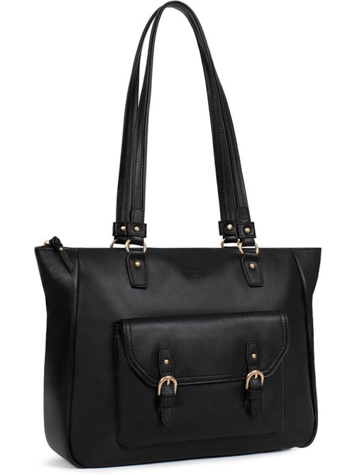 Bolso de hombro 2 asas - a4 - cuero de vaca taima hexagona - Kiabi