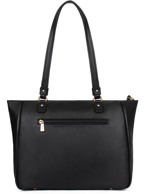 Bolso de hombro 2 asas - a4 - cuero de vaca taima hexagona - Kiabi