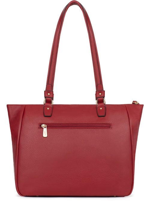 Bolso de hombro 2 asas - a4 - cuero de vaca taima hexagona - Kiabi