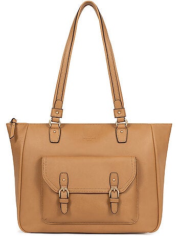 Bolso de hombro 2 asas - A4 - Cuero de vaca TAIMA