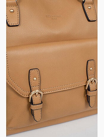 Bolso de hombro 2 asas - A4 - Cuero de vaca TAIMA