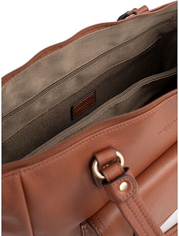 Bolso de hombro 2 asas - A4 - Cuero de vaca TAIMA