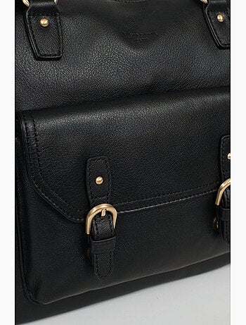 Bolso de hombro 2 asas - A4 - Cuero de vaca TAIMA