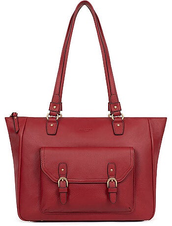 Bolso de hombro 2 asas - A4 - Cuero de vaca TAIMA